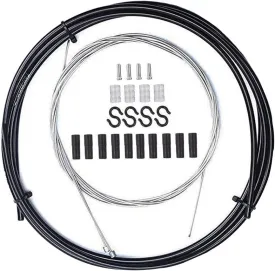 Universal Bike Shift Cable Housing Kit Set Bicycle Shifter Cable Set Derailleur Cable Replacement Kit for Mountain Bike and Road Bike