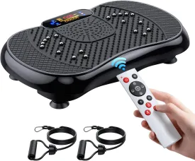 Vibration Plate Exercise Machine, Lymphatic Drainage Machine for Weight Loss, Full Body Workout Vibrate Fitness Platform, Helps Toning Shaping Wellness Home Gyms Workout - Max User Weight 330lbs
