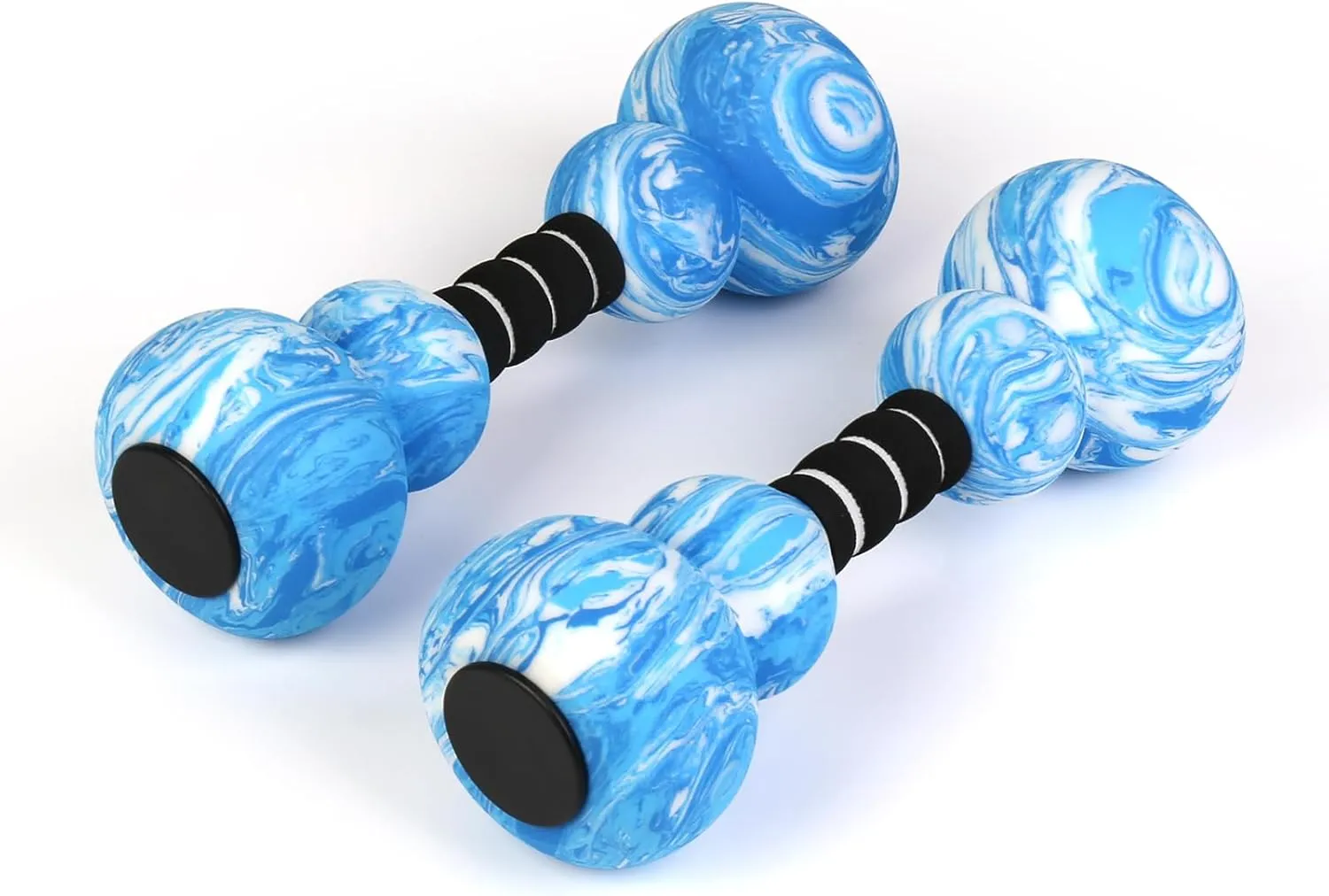 Water Dumbbells, 2PCS Aquatic Exercise Dumbbells, EVA Foam Water Weights for Adults Women Water Workouts Tools for Youth
